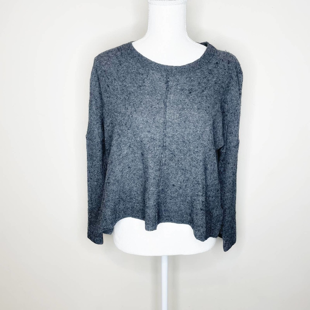 Madewell Gray Northroad Pull Over Sweater Size M